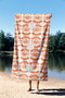 Mijölnir Toalla de Playa Multicolor 70 x 130 cm, 70% Poliéster / 30% Poliamida, Tejido Microfilamento, Suave y Absorbente